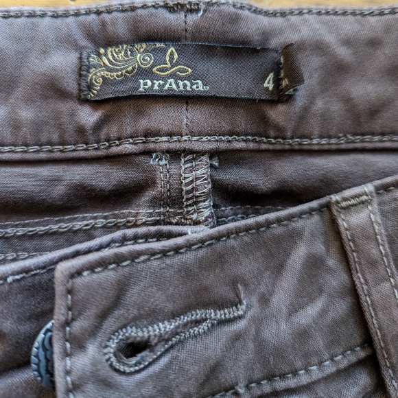 Prana, stretch cotton, size 4, carpenter, brown - Picture 6 of 7